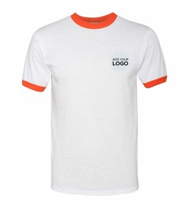 เสื้อยืดคอกลมแขนสั้นผ้าฝ้ายน้ำหนักเบาเสื้อยืดริงเกอร์ลำลองระบายความร้อนดูดซับความชื้น - Product Image 6