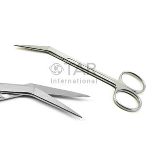 Iris Angular Scissor 11cm 4,5 pulgadas Cirugía de tejido de acero inoxidable de alta calidad Tijeras dentales afiladas Instrumentos médicos - Product Image 1