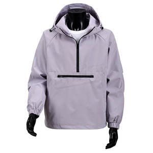 Veste coupe-vent respirante imperméable en toile à manches longues pour homme pour les activités de plein air, fermeture éclair personnalisable, course à pied - Product Image 6