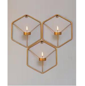 Portavelas de pared de Metal de diseño clásico para casas tradicionales, salas de banquetes, apartamentos, restaurantes, hoteles y celebraciones - Product Image 5