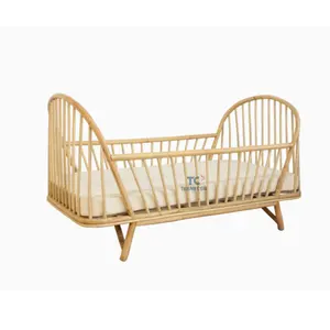 Handmade Newborn Baby Rattan Crib Props for Photography Baby Rooms Safety Comfortable Props for Baby From Vietnam
