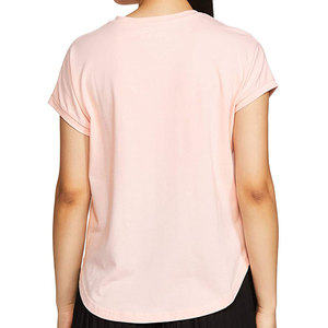 2025 nouveau Design femmes t-shirts 100% coton respirant col rond coupe ajustée chemises respirantes amples pour l'été - Product Image 4