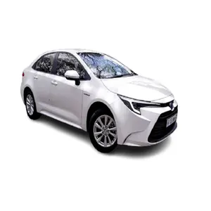 TOYOTA COROLLA Compact Cars for SALE 2021 Gasoline and Electric Hybrid Sedans LED Camera 10 Metal Silver Dark Automatic Leather