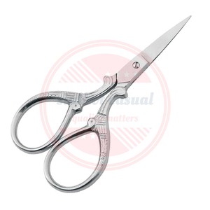 Tijeras portátiles para cejas, tijeras de bordado de acero inoxidable, tijeras de lujo para bordado multiusos - Product Image 4
