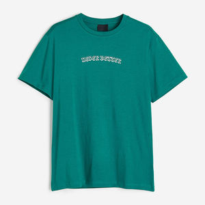 Logo personnalisé de haute qualité col en V grande taille couleur unie décontractée à manches courtes - Product Image 4