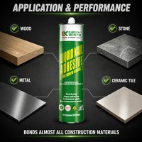 Colle de construction ultra-résistante 45 kg par cm², sans clous, séchage rapide, haute résistance, super adhérence, 300 ml, adhésif liquide pour clous