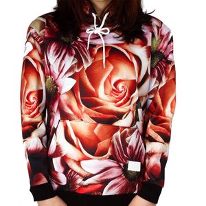 Sudaderas con capucha de sublimación para mujer con logotipo totalmente personalizado a la venta - Product Image 3