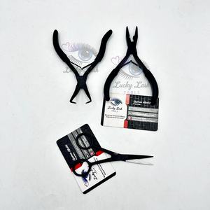 Kit de pinces d'extension de cheveux MRH-Micro Ring 3pcs Set de pinces et ciseaux en acier inoxydable pour outils et kit d'extension de cheveux humains personnalisés - Product Image 6