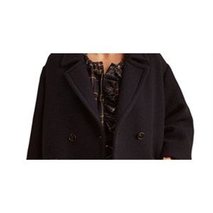 Cappotto Doppiopetto Sarah da Donna Gerard Darel Blu Taglia 1 con Fodera in Lana, Collo in Pelliccia Tinta, Bottoni, Disponibile anche nelle Taglie XS e XL - Product Image 2
