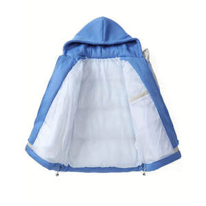 Nouvelle conception, veste matelassée en toile personnalisée, style streetwear, séchage rapide, respirante, manteau d'hiver pour hommes, vente en gros - Product Image 4