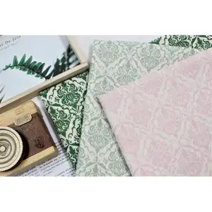 best quality CNY KOREA Linen 55% Cotton 45% Tile Patterned Fabric printed in Korea woven Technics bulk order available