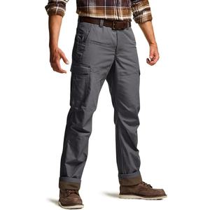 Pantalones Tácticos Casuales de Cintura Alta para Hombre, Precio al por Mayor, Personalizables con Logotipo, Tela Cargo Lavada - Product Image 1