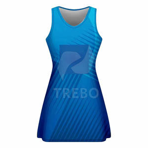 Nuevo diseño de alta calidad de secado rápido transpirable 100% poliéster mujeres adultos Netball uniforme para la venta al por mayor - Product Image 5
