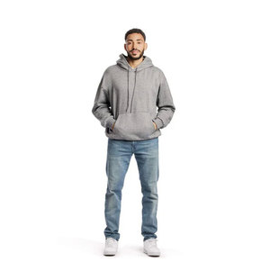 Sweat à capuche d'hiver pour hommes en coton biologique les mieux notés impression de logo personnalisé sweats à capuche chauds pour hommes pour l'hiver - Product Image 1