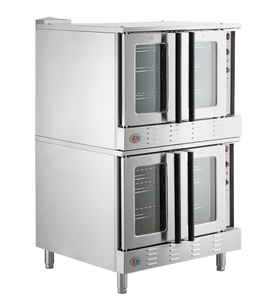 Obtenez-le maintenant ! Four à convection à gaz naturel double étage grande capacité Diner's-Perfomance FGC-20-DDNK avec pieds - 120 000 BTU - Product Image 1