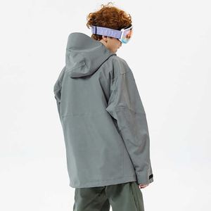 Simple Style Women's Lightweight <b>Hooded</b> Windbreaker Jacket Waterproof Zipper <b>Raincoat</b> <b>with</b> Stand Collar for Winter Outdoor Use - Product Image 3