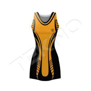 Transpirable secado rápido señoras Netball vestido uniforme sublimación impresión al por mayor - Product Image 4