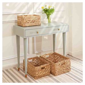 Décor rustique moderne tissé à la main paniers de rangement en rotin organisateur de bacs en osier durable de l'usine OEM ODM du Vietnam - Product Image 6