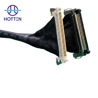 Câble LVDS personnalisé Hotten, assemblage HRS FX15-51P vers FI-X30HL 51P, câble d'écran LCD pour affichage industriel