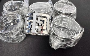 Juego de 6 Anillos para Servilletas de Metal de Primera Calidad, Anillo para Servilletas, Porta Servilletas, Recuerdos Rústicos para Bodas - Product Image 3