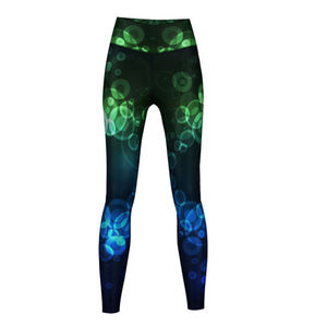 Leggings de sport pour femmes, vente chaude, logo personnalisé, imprimé, taille mi-haute, écologiques, respirants, séchage rapide, vente en gros - Product Image 6