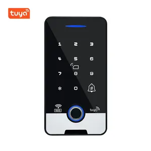 Smart Waterproof Keypad Tuya Wifi Fingerprint Door Biometric Access Control System Products