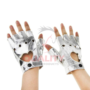 Nouveaux gants demi-doigts en cuir pour Pole Dancing Strong Grip Performance Wear avec demi-doigts - Product Image 2