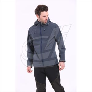 OEM-Chaqueta de exterior impermeable para hombre, nuevo diseño, 100% poliéster, suave, para senderismo - Product Image 3