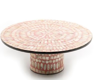 Elegant Mother of Pearl Stand Artisan <b>Craft</b> Cake <b>Tools</b> - Product Image 1