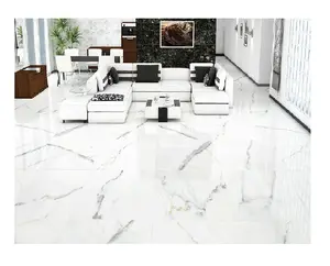 सफेद चीनी मिट्टी के बरतन टाइल 60*120 cm सबसे अच्छा Carrara डिजाइन चीनी मिट्टी के बरतन टाइल 60*60 cm क्लासिको Carrara संगमरमर 600*600mm विश्व लहर
