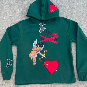 เสื้อฮู้ดดี้ 2025 ขายดีที่สุด ผ้าฝ้ายเรียบง่าย ไม่มีลาย สำหรับผู้ชาย เสื้อฮู้ดดี้ทรงใหญ่ น้ำหนักมาก สไตล์สตรีทแวร์ รับสกรีนโลโก้ บริการ OEM - Product Image 4