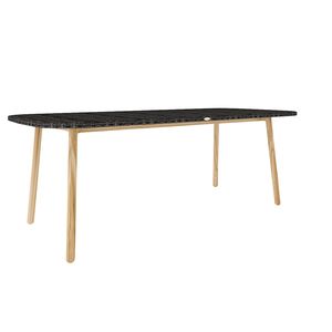 โต๊ะอาหารสี่เหลี่ยมผืนผ้ากระจกด้านบน (lco/016/007) - Product Image 4