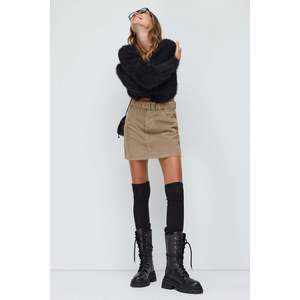 <b>Velvet</b> Trim Mini <b>Skirt</b> - Product Image 1