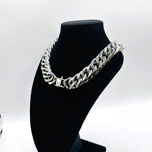 925 argent Sterling Figaro chaîne collier chaîne pour hommes chaîne solide chaîne collier uniquement pour femmes collier bijoux d'été - Product Image 4