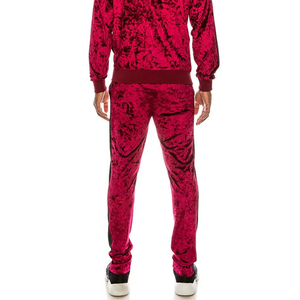 Best Manufacturing Velvet Tracksuit Sweat Suit Velvet Men's Jogging Track Suit 2 Pieces Set <b>Zip</b> up Unique <b>Sweatshirts</b> Jacket - Product Image 6