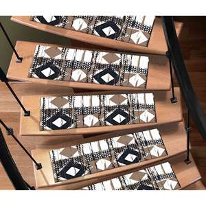 <b>Navy</b> <b>Blue</b> Printed <b>Rug</b>: Modern, Easy To Clean, Machine Washable,Goblen - Product Image 2