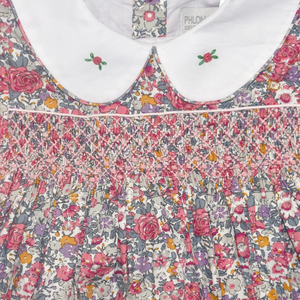 ชุดเดรสผ้าลินินเนื้อนุ่มทำด้วยมือสำหรับเด็กผู้หญิงสไตล์ลำลองสำหรับวันเกิดครั้งแรกของเด็กวัยหัดเดินผลิตในเวียดนาม - Product Image 2