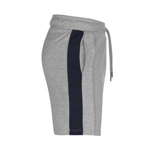 Vêtements pour hommes Shorts d'été 100% coton Shorts d'entraînement et de jogging Running Taille élastique Design rayé Couleur grise Shorts pour hommes - Product Image 5