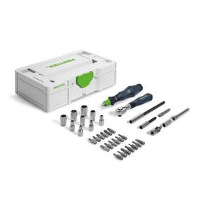 Festool SYS3 S 76-1/4'' CE RA Ratchet Set Premium <b>Tool</b> Set for <b>Precision</b> Work - Product Image 1