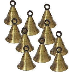 Campana de latón Elefante Camello Vaca Campanas de latón Decoración de estilo vintage indio Campanas de latón surtidas Lote de 10 - Product Image 2