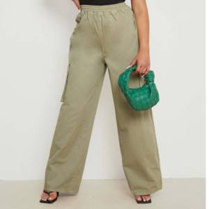 Novedades de Verano: Pantalones Anchos de Algodón Personalizados para Mujer, Transpirables, de Lino, con Cintura Elástica - Product Image 5