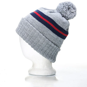 Haute qualité chaud hiver tricot bonnet chapeaux 100% acrylique Logo personnalisé produits en gros Jacquard tricot bonnet chapeaux vêtements doux - Product Image 2