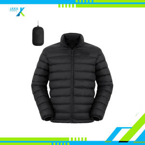 Chaqueta Acolchada Ligera de Lona para Hombre, Chaqueta de Invierno Aislada, Cálida, Impermeable, con Logotipo Frontal, para Viajes y Actividades al Aire Libre - Product Image 2