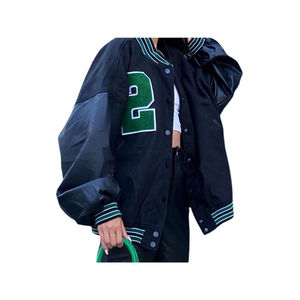 Chaquetas Varsity de Alta Calidad al por Mayor, Chaquetas Casuales de Calle Personalizadas de Alta Calidad, Totalmente Personalizadas para Mujer - Product Image 4