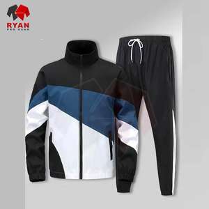 Survêtement personnalisé pour hommes Survêtement style fermeture éclair avec fermeture respirante Logo personnalisé personnalisé - Product Image 2