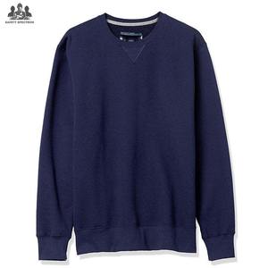 Sudadera de Invierno para Hombre, 100% Algodón, Felpa, Corte Holgado |   Ropa Urbana de Cuello Redondo Sólido |   Logotipo Personalizado al por Mayor, Resistente al Viento - Product Image 6