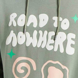 Men's 100% Cotton Hip Hop Puff Printing Hoodie Street Wear Breathable Comfortable with Custom Logo Winter <b>Season</b> Hooded Collar - Product Image 6