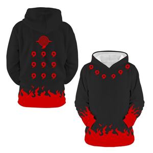 Sweat à capuche pour homme, imprimé anime, hiver, sublimation 3D, respirant, polyester/coton, polyester de haute qualité, sublimation. - Product Image 3