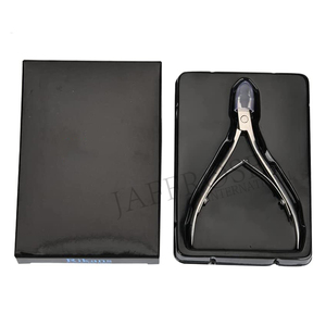 Maquinilla de afeitar profesional de acero inoxidable, pinzas para cutículas afiladas, herramienta de manicura duradera para uñas, dedos de los pies, logotipo láser, uso Personal - Product Image 1