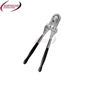 Ensemble d'instruments vétérinaires réutilisables en acier inoxydable allemand robuste pour le désornement, manche métallique, garantie 1 an, certifié CE, usage général - Product Image 2